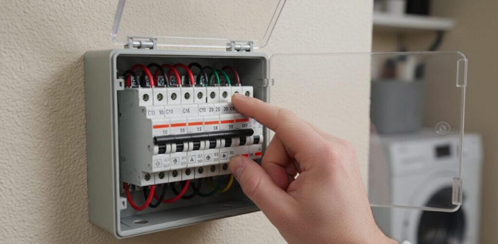 Flip the switch to "OFF".