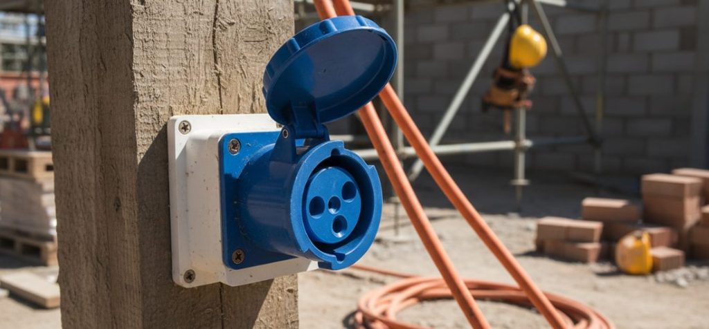 WALL MOUNTED INDUSTRIAL SOCKET