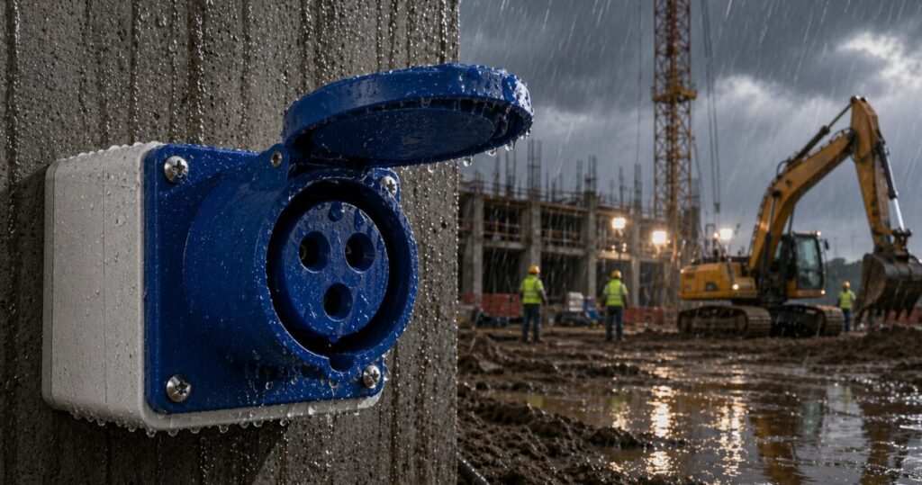 Industrial-grade sockets in harsh weather
