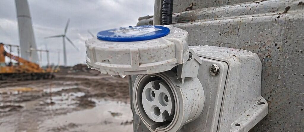 Industrial Wall Mounted Socket DTN1132 DTN1232 Waterproof