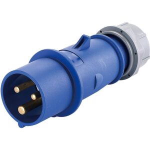 Industrial Plug 16a 2p Ip44