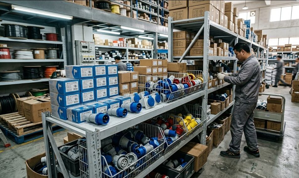 industrial plug 16a 2p ip44 for people