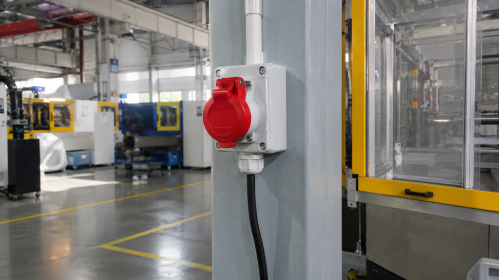 industrial 16a socket for the crowd