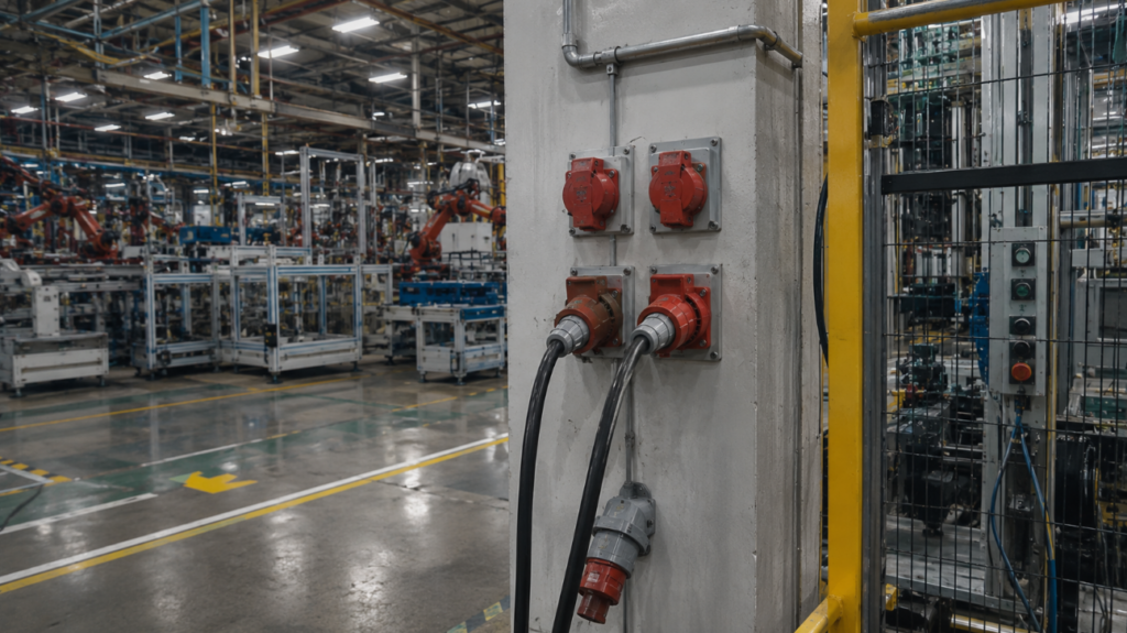industrial plugs and connectors for people