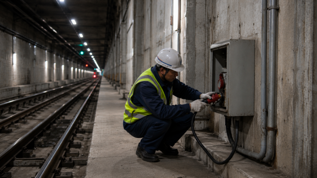 plug and socket industrial for the crowd