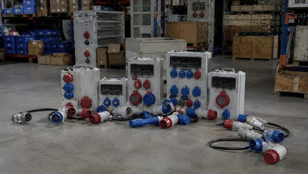 industrial electrical plug for people