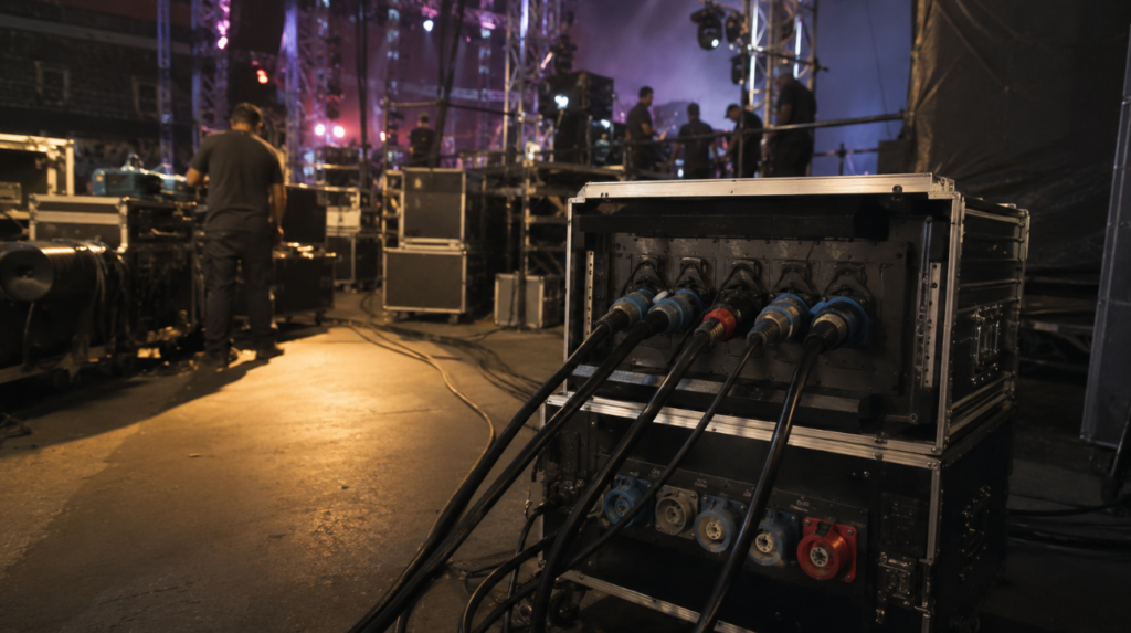 plug and socket industrial for the crowd