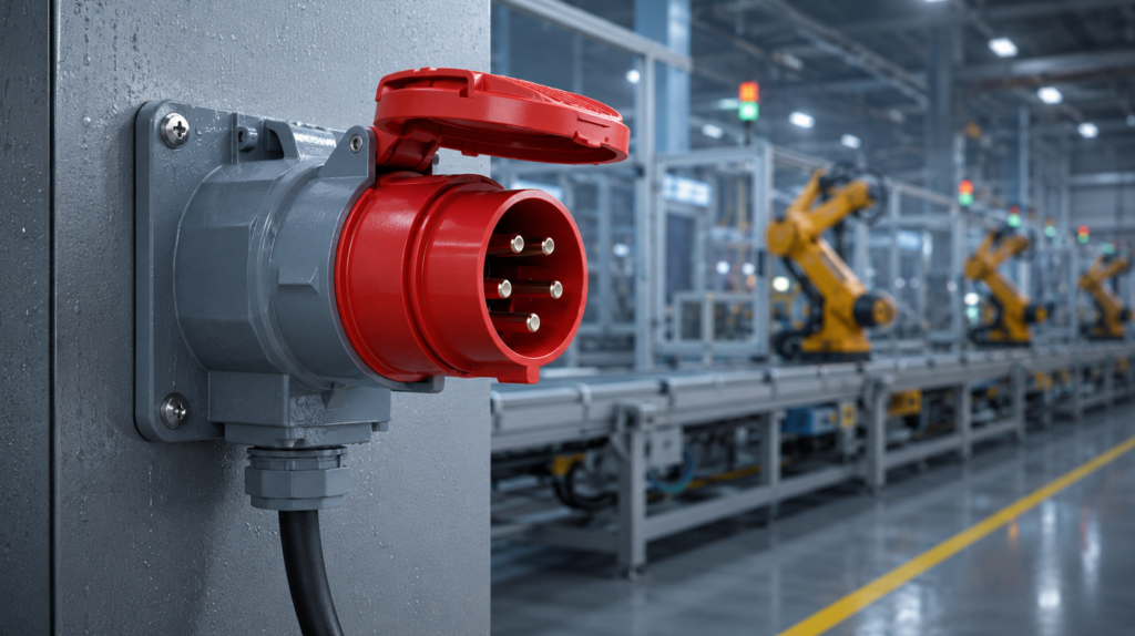 Assembly Line 400V IP44 Industrial Plug