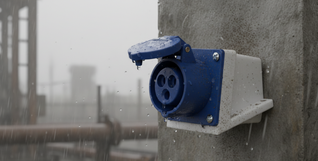 Industrial sockets in harsh industrial environments